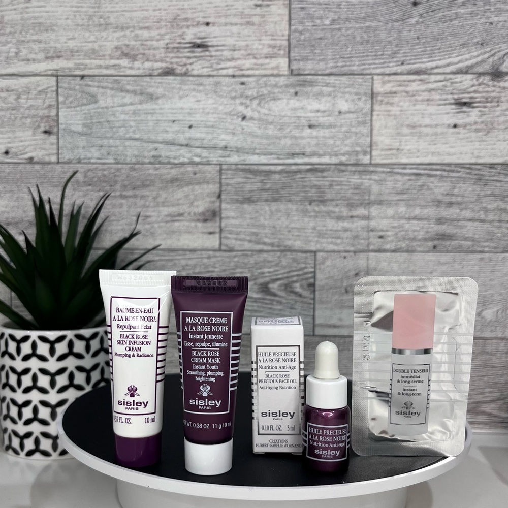 Last 1️⃣ Sisley-Paris Black Rose Set:Cream, Face Oil & Mask➕ sample & botanical